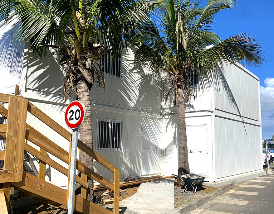 Bureau modulaire, La Réunion